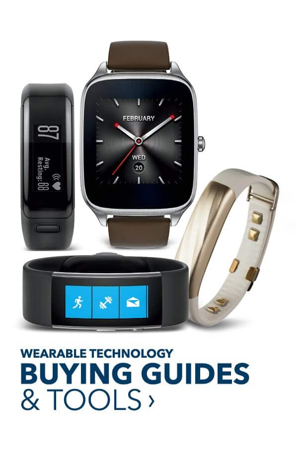 Wearable Technology Buying Guides & Tools. Activity trackers and smart watches.