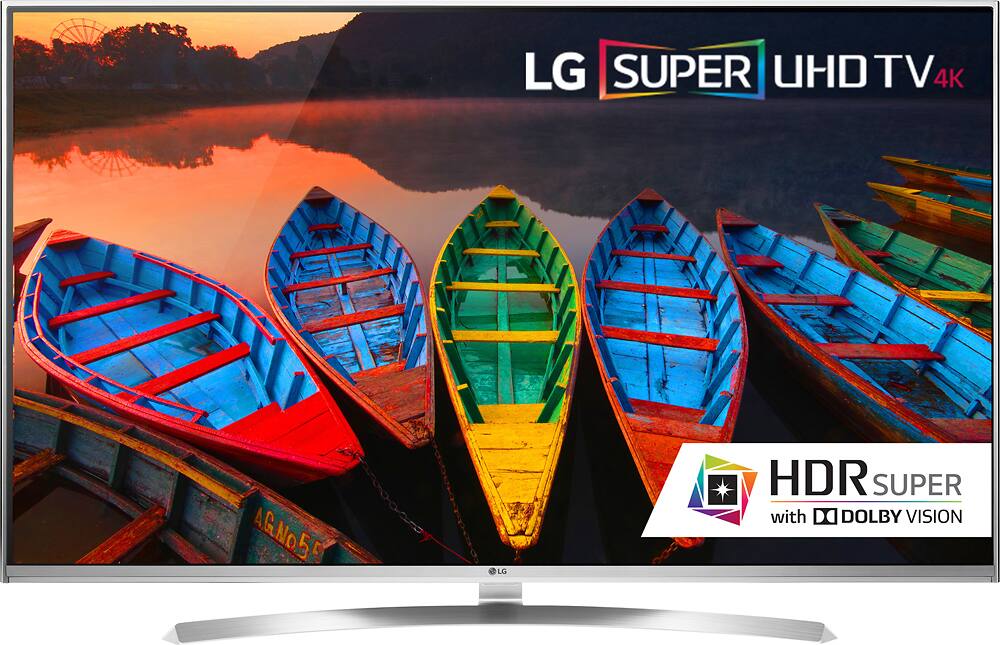 LG - 65" Class - (64.5" Diag.) - LED - 2160p - Smart - 3D - 4K Ultra HD TV - Silver, Black
