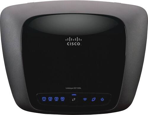 Linksys E2100L IEEE 802.11n Advanced Wireless-N Router