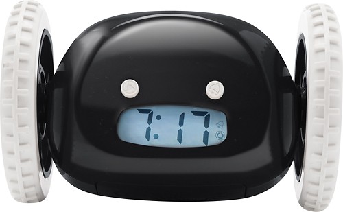 Nanda Home Clocky Alarm Clock - Black