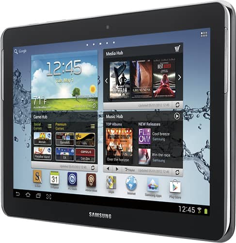 Samsung - Galaxy Note 10.1 Tablet with 32GB Memory - Deep Gray