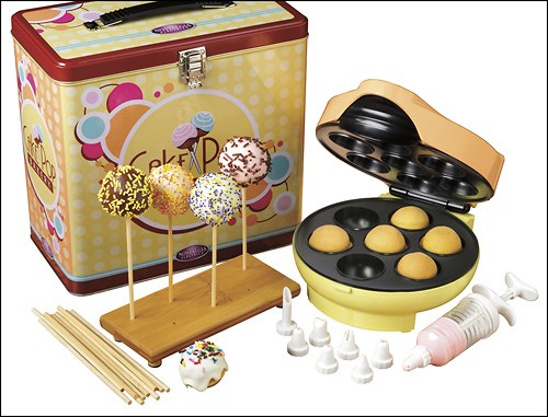 Nostalgia Electrics Cake Pop Party Kit - Yellow/Orange