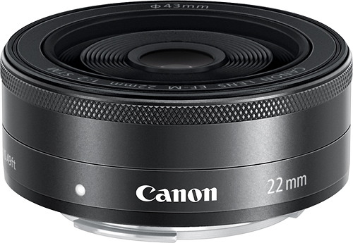 Canon EF-M 22mm f/2 STM Lens for Canon EOS M DSLR Cameras