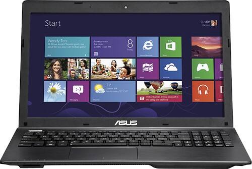 Asus K55A-HI5121E K-Series 3rd Gen Intel Core i5-3210M Dual Core 15.6" Laptop, 4GB/500GB/Win 8/Webcam