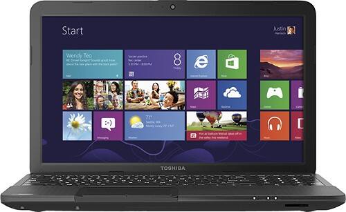 Toshiba Satellite C855D-S5303 AMD Dual-Core E-300 15.6" Laptop, 2GB/320GB/Win 8/Webcam + Free 8x8 Photo Book