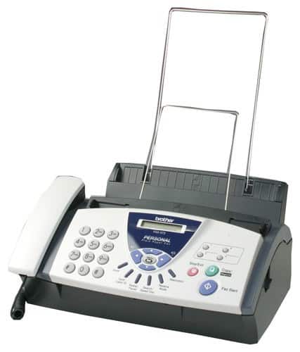 Brother FAX-575 Personal Plain Paper Fax with Phone and Copier