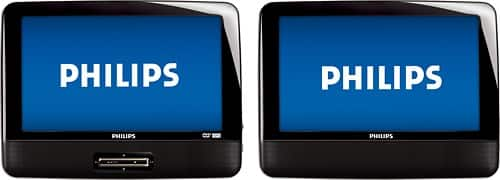 Philips PD9012 9" Widescreen Portable DVD Player w/ Dual Screens - Refurbished