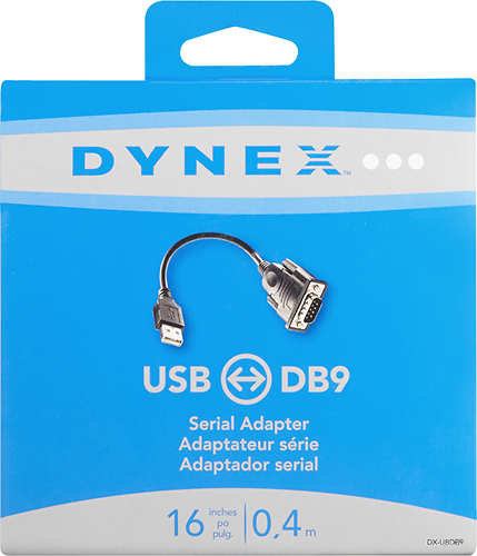 Dynex™ - 16" USB PDA/Serial Adapter Cable