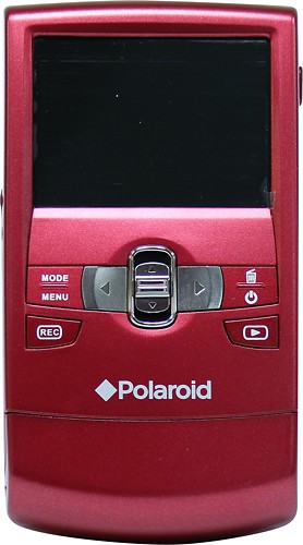 Polaroid DVF-720 5MP Digital Camcorder with 3x Optical Zoom - Red