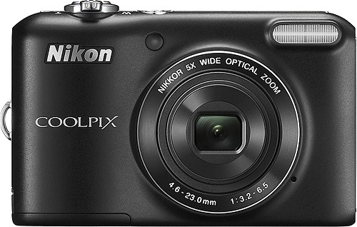 Nikon COOLPIX L28 20.1MP Digital Camera w/ 5x Optical Zoom - Black