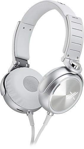 Sony MDRX05/WS X-Series Over the Ear Headphones - White/Silver