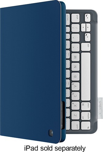 Logitech 920-005282 Keyboard Folio for iPad Mini - Mystic Blue - Refurbished