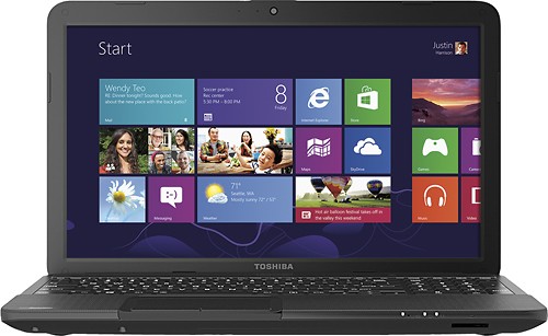 Toshiba Satellite C855D-S5104 AMD Dual-Core E-300 15.6" Laptop, 4GB/500GB/Win 8 + Free 8x8 Photo Book