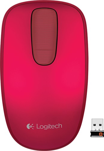 Logitech Zone Touch T400 Wireless Optical Mouse - Red Velvet