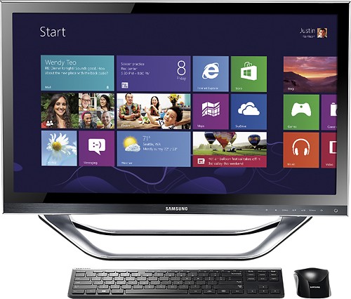 Samsung DP700A3D-K02US 23.6" Touchscreen All-in-One Desktop with Intel Core i5-3470T / 8GB / 1TB / Win 8 - Refurbished