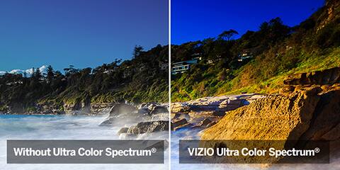 Without ultra color spectrum, VIZIO ultra color spectrum