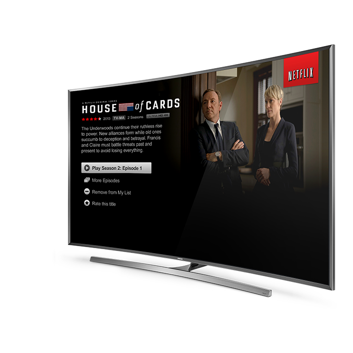 Netflix on Samsung 4KTV