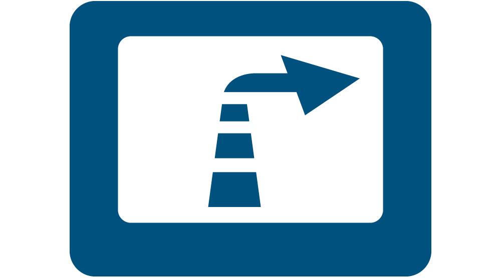 Right turn arrow