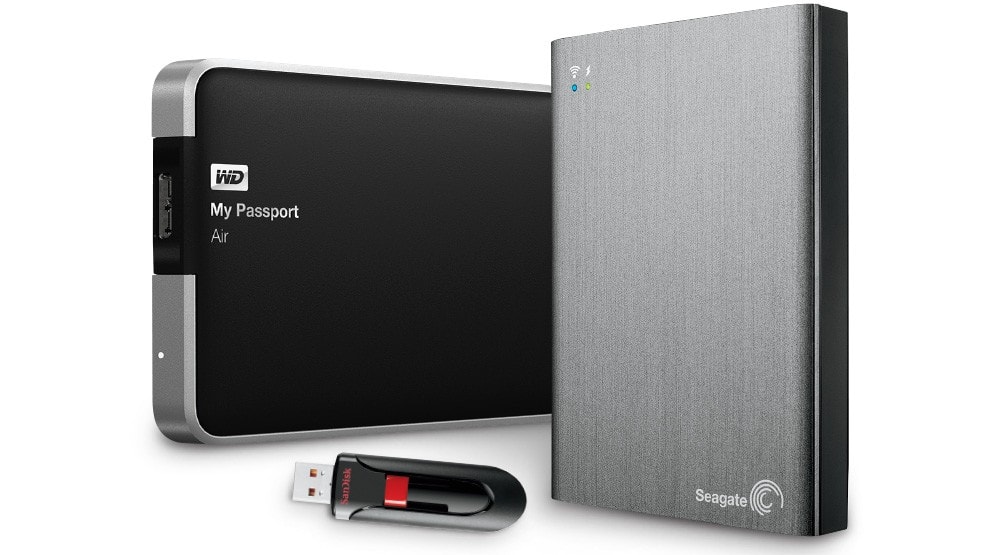 hard drives, flash drive