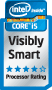 Intel Core i5 logo with 4-star Intel rating
