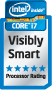 Intel Core i7 logo with 5-star Intel rating
