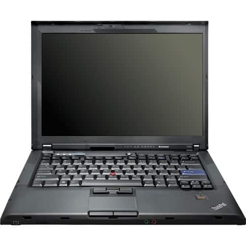 Lenovo - Refurbished - 14" ThinkPad Notebook - 4 GB Memory - 320 GB Hard Drive - Black - Larger Front