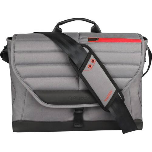 Altego - Altego Ruby Series Laptop Messenger Bag - Gray - Larger Front