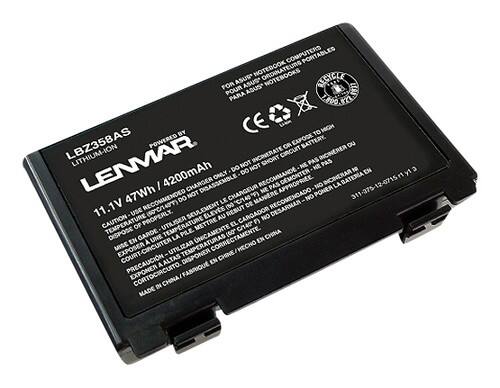 Lenmar - Lithium-Ion Battery for Select Asus Laptops - Black - Larger Front
