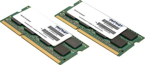 Patriot Memory - Signature Apple® 2-Pack 4GB PC3-10600 DDR3 SoDIMM Laptop Memory Kit - angleView