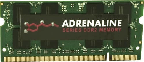 VisionTek - Adrenaline Series 2GB PC2-6400 DDR2 Laptop Memory - Multi - Larger Front