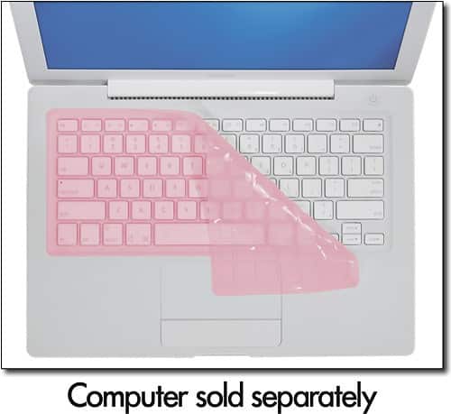 KB Covers - Keyboard Cover for Select Apple® MacBook® Laptops - Pink - largeFrontView