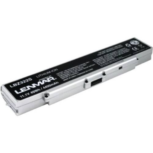 Lenmar - Laptop Battery for Sony Vaio VGN-AR, VGN-CR and others using VGP-BPS9/S or similar - Black - Black - Larger Front