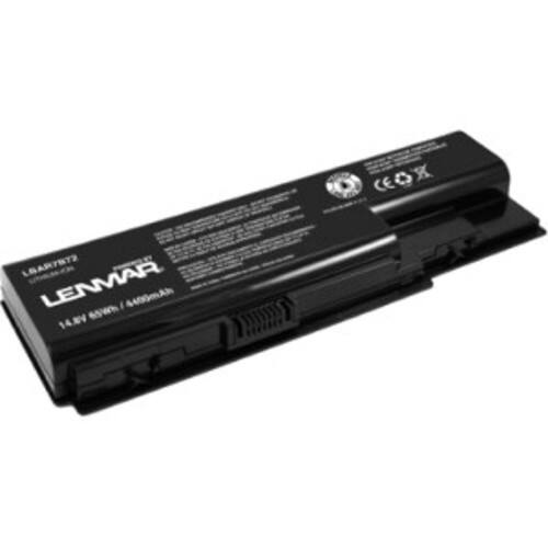 Lenmar - Laptop Battery for Acer Aspire 5520,6920, 7520 and others using AS07B32 or similar - Black - Black - Larger Front