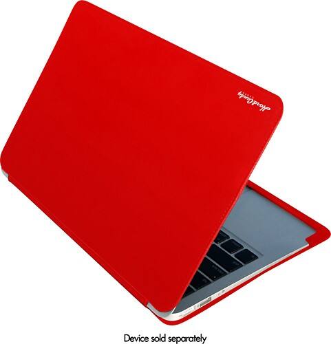 Hard Candy Cases - Candy Convertible Laptop Case for 13" Apple® MacBook® Air - Red - angleView