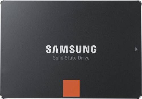 Samsung - 840 Pro 256GB Internal Serial ATA Solid State Drive for Laptops - Black - Larger Front