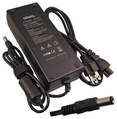 DENAQ - AC Power Adapter and Charger for Select Toshiba Laptops - Black - Larger Front