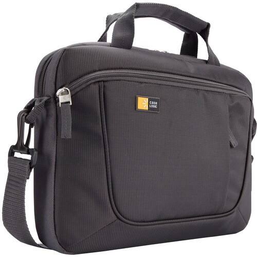 Case Logic - 11" Laptop and iPad® Slim Case - Anthracite - Larger Front