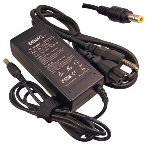 DENAQ - AC Adapter and Charger for Select Gateway Solo Laptops - Black - Larger Front