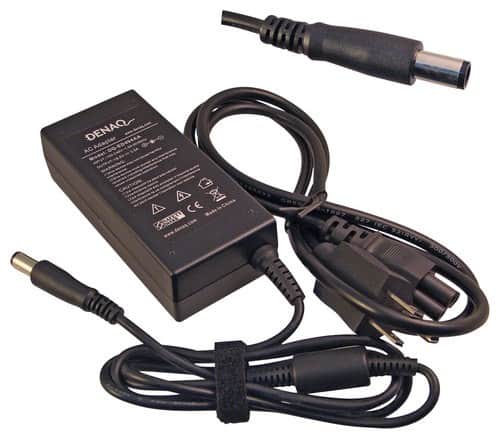 DENAQ - AC Power Adapter and Charger for Select HP Laptops - Black - Larger Front