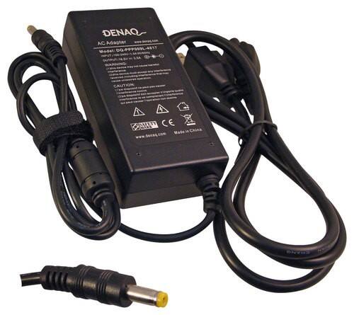 DENAQ - AC Power Adapter and Charger for Select HP Laptops - Black - Larger Front