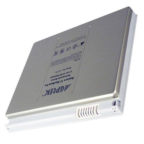 AGPtek - Laptop Battery Replace for MacBook Pro 15 MA463CH/A - 6cells - Larger Front
