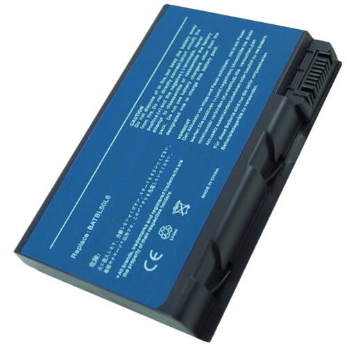 AGPtek - Laptop Battery Replace for ACER Aspire 3100 5110 3103 9110 TravelMate 4202LMi 600 BATBL50L6 - Larger Front