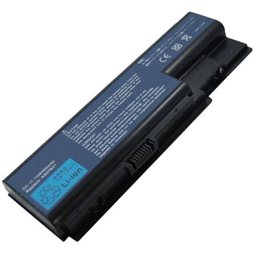 AGPtek - Laptop Replacement Battery for ACER Aspire 6920-6610 5920G-302G25 6920-6621 5520G 5920 Series - Larger Front