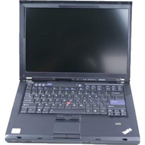 Lenovo - Refurbished - 14.1" ThinkPad Notebook - 4 GB Memory - 160 GB Hard Drive - Black - Black - Larger Front