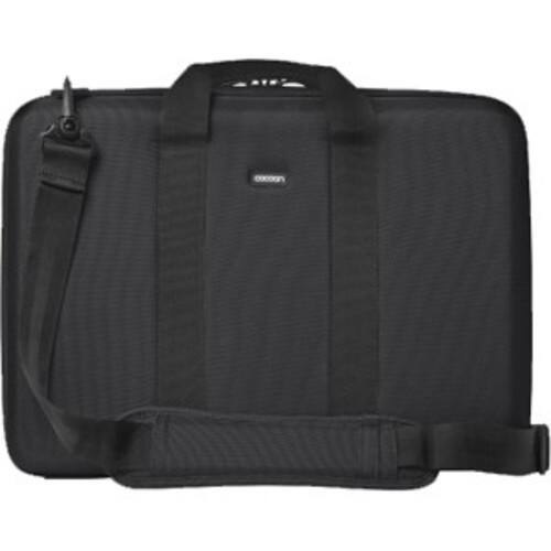 Cocoon - Murray Hill Clb650 Laptop Case Up To 17" Laptops - Black, Yellow - Larger Front