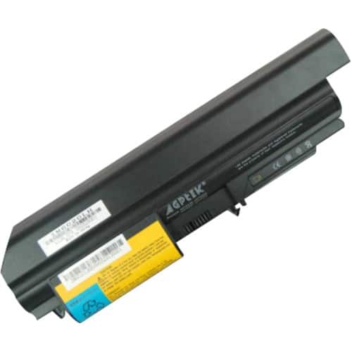 AGPtek - Laptop Battery for Laptop Battery for ThinkPad R61 Series T61 R61i Series 14-inch wide - Larger Front