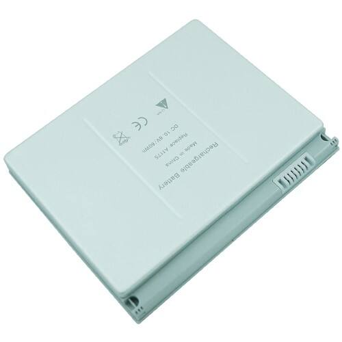 AGPtek - Laptop Battery for Apple Macbook Pro 15 inch A1175 A1150 MA348 5800mAh - Larger Front