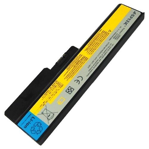 AGPtek - Laptop Battery for Lenovo 3000 G530 N500 G550 G555 IdeaPad G430 20003 L08S6C02 - Larger Front