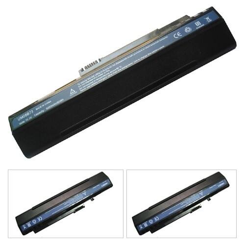 AGPtek - 9 Cell Acer Aspire One UM08A73 UM08A31 Laptop Battery Replacement - Larger Front