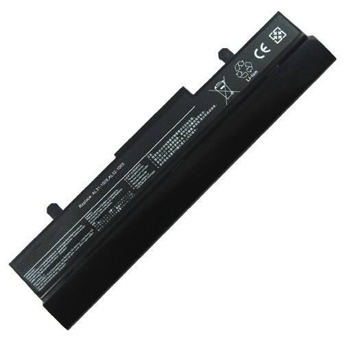 AGPtek - Laptop Battery for ASUS Eee PC 1001 9 Cell 7200mAh Certified CE RoHS - Larger Front